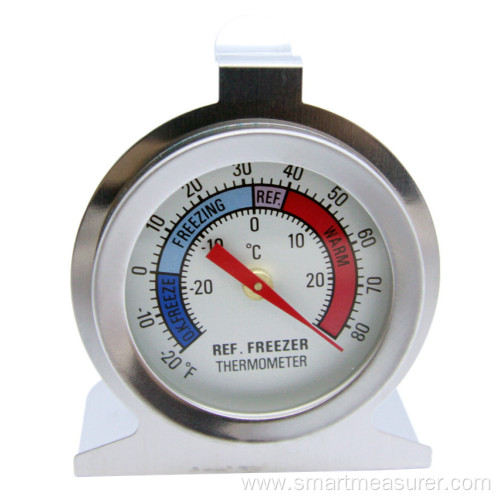 Bimetal Fridge Thermometer Stainless Steel